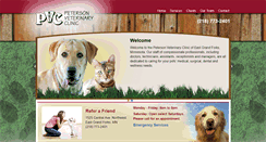 Desktop Screenshot of petersonvet.com